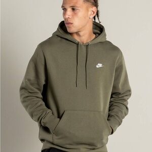 Nike Green Sweatshirt with Signature Swoosh